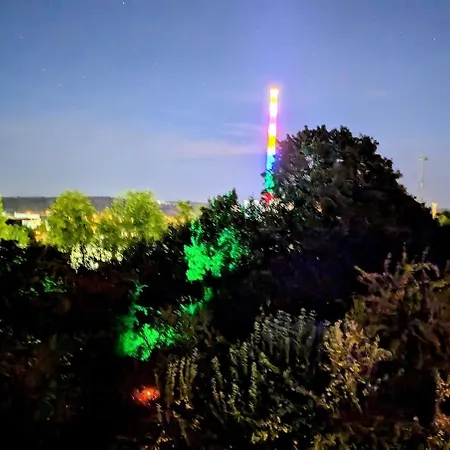 Am Wald In Ruhiger Siedlung Panoramafenster Zum Hoechsten Kunstwerk Der Welt 5 Min Zur Autobahn Oder Zentrum * ケムニッツ